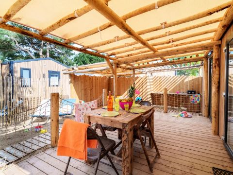 MOBILHOME 6 personnes - Premium Côté Sable 4 Pièces 6 Personnes + TV