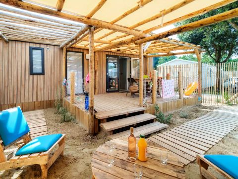 MOBILHOME 6 personnes - Premium Côté Sable 4 Pièces 6 Personnes + TV