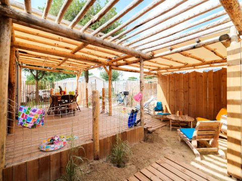 MOBILHOME 4 personnes - Premium Côté Sable 3 Pièces 4 Personnes + TV