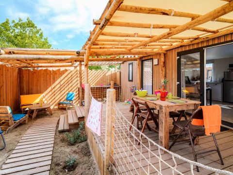 MOBILHOME 4 personnes - Premium Côté Sable 3 Pièces 4 Personnes + TV