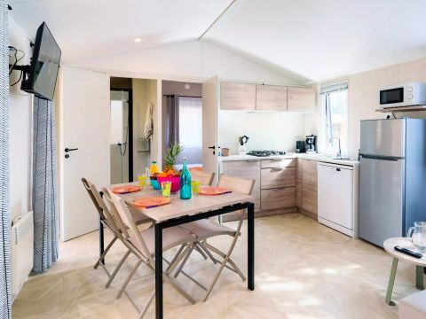 MOBILHOME 4 personnes - Premium Côté Sable 3 Pièces 4 Personnes + TV