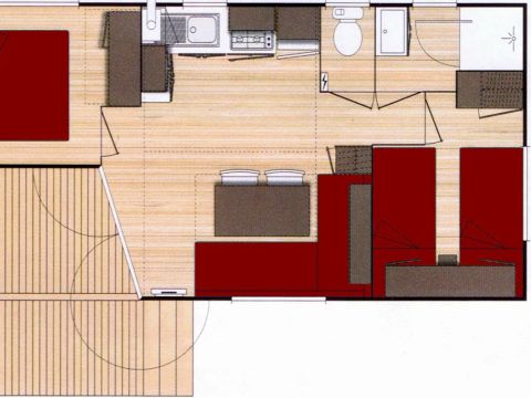 MOBILHOME 4 personnes - Padirac