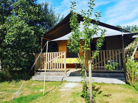 Tente en toile et en bois 4 personnes - SAFARI DELUXE