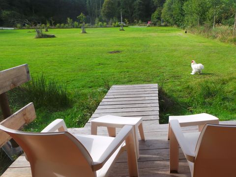Tente en toile et en bois 4 personnes - SAFARI DE LUXE XL, sans sanitaires