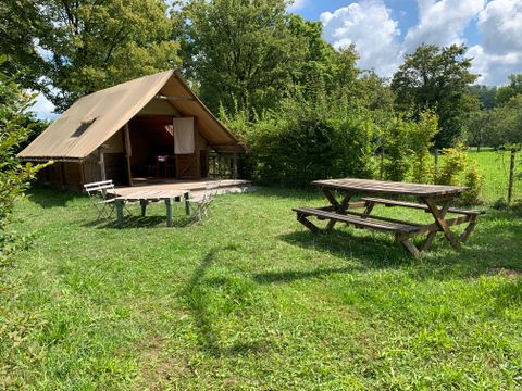 Tente en toile et en bois 4 personnes - Trappeur