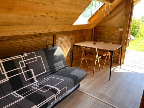 TENTE TOILE ET BOIS 4 personnes - Trappeur 