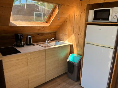 TENTE TOILE ET BOIS 4 personnes - Trappeur 