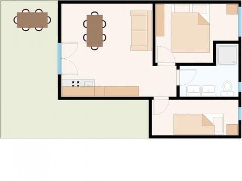 APPARTEMENT 5 personnes - Bungalow