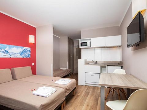 STUDIO 3 personnes - Avec balcon (Séjour + Petit-déjeuner)