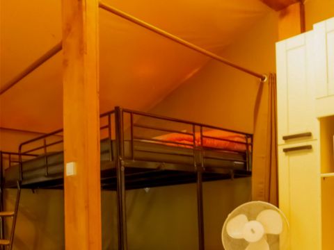 TENTE TOILE ET BOIS 7 personnes - Bungalow toilé 7p