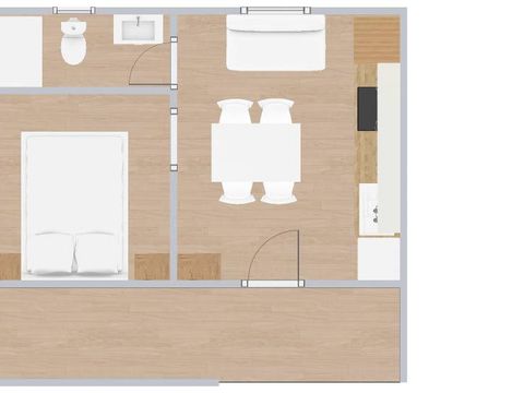 BUNGALOW 4 personnes - Confort Junior Pool