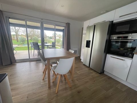 BUNGALOW 4 personnes - Ecolodge Luxe  2 chambres clim (IMMOBILHOME) accès piscine inclus 