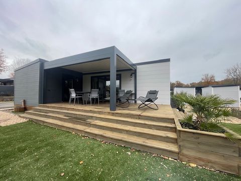 BUNGALOW 4 personnes - Ecolodge Luxe  2 chambres clim (IMMOBILHOME) accès piscine inclus 