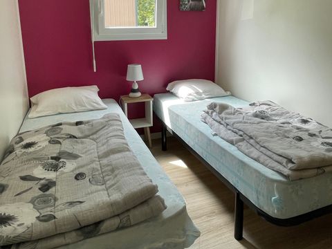 Mobilhome 6 personnes - COSY ECOLODGE - DF17 - 3 chambres - CLIM - PISCINE/JACUZZI - WIFI - 2 TERRASSES