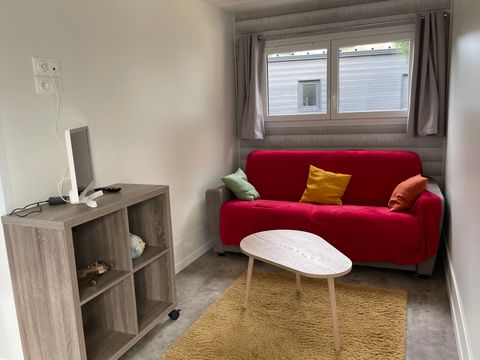 Mobilhome 4 personnes - ECOLODGE AU CALME - DF19 - 2 chambres - 2 salles de bain - WIFI - CLIM - PISCINE A L ANNEE