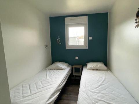 Mobilhome 6 personnes - ECOLODGE OMBRAGE ET AU CALME - DF25 - 3 chambres - 1 salle de bain - TERRASSE - WIFI
