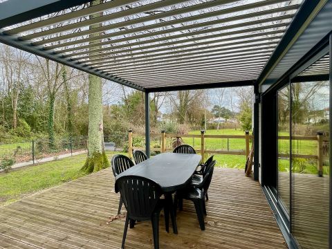 Mobilhome 6 personnes - ECOLODGE OMBRAGE ET AU CALME - DF25 - 3 chambres - 1 salle de bain - TERRASSE - WIFI