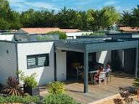 Mobilhome 4 personnes - Mobilhome 4 personnes - Ecolodge de luxe Domaine de la forêt (Immobilhome) 2 chambres: climatisation/LL/LV/ accès piscine chauffée et couverte inclus