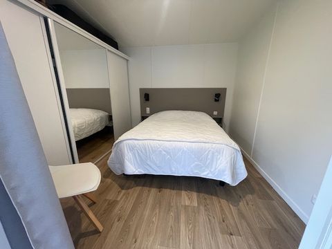 Mobilhome 4 personnes - Mobilhome 4 personnes - Ecolodge de luxe Domaine de la forêt (Immobilhome) 2 chambres: climatisation/LL/LV/ accès piscine chauffée et couverte inclus