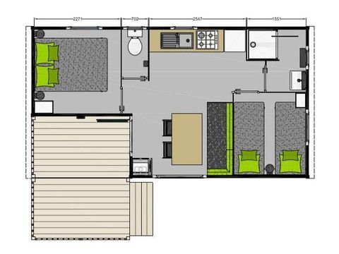 MOBILHOME 4 personnes - Malaga