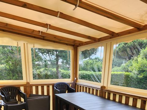MOBILHOME 8 personnes - 002 (3 chambres, 2 salle d'eau) - Clim, TV, Lave-vaisselle, Lave-linge - Terrasse
