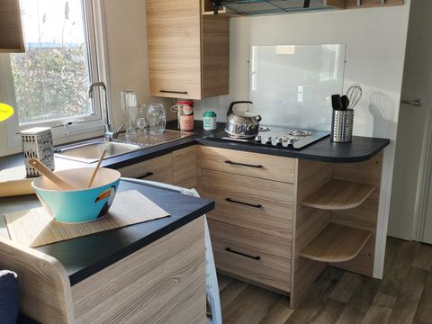 MOBILHOME 8 personnes - 002 (3 chambres, 2 salle d'eau) - Clim, TV, Lave-vaisselle, Lave-linge - Terrasse