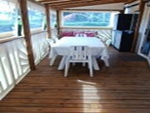 MOBILHOME 5 personnes - 2 chambres - 1 salle d'eau - (Clim, TV, Lave-vaisselle, Lave-linge) - Terrasse fermée couverte - 011
