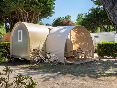 BUNGALOW TOILÉ 4 personnes - Confort Tente 2 chambres (sans sanitaires)