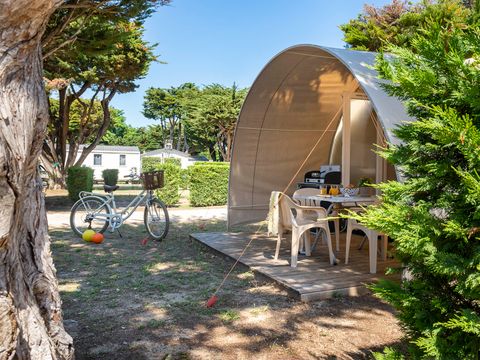 BUNGALOW TOILÉ 4 personnes - Confort Tente 2 chambres (sans sanitaires)