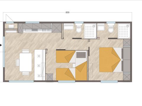 MOBILHOME 5 personnes - Superior Relax ven.-ven.