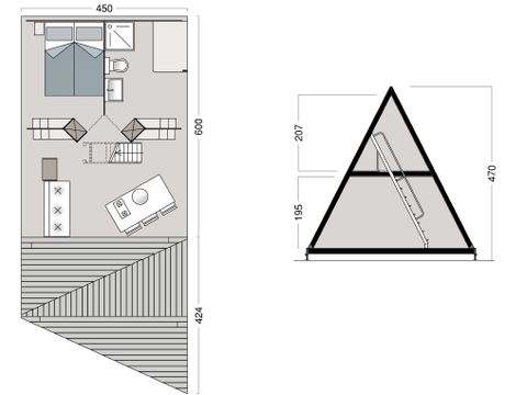 Tente 4 personnes - Luxury Lodge Tente