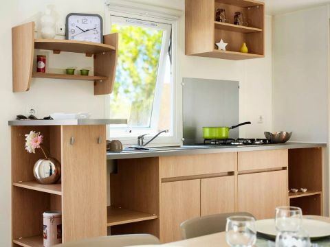 Mobilhome 5 personnes - Cottage 3 Pièces 4/5 Personnes Climatisé + TV