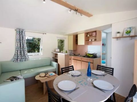 MOBILHOME 8 personnes - Cottage 4 Pièces 6/8 Personnes Climatisé + TV