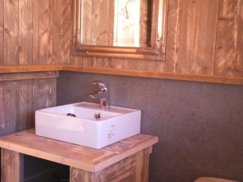 TENTE TOILE ET BOIS 5 personnes - Safari