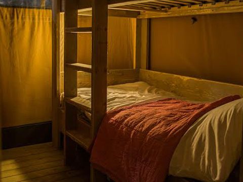 TENTE TOILE ET BOIS 5 personnes - Safari