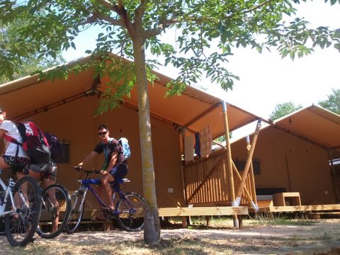 TENTE TOILE ET BOIS 5 personnes - Safari