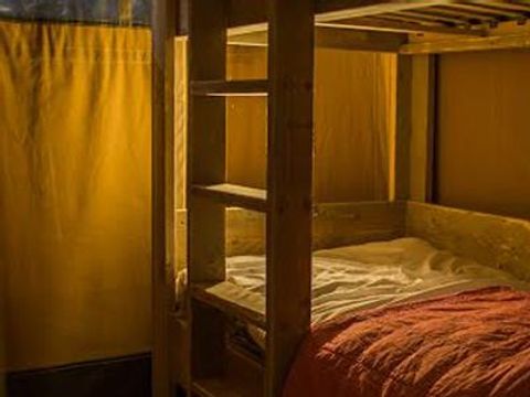 TENTE TOILE ET BOIS 5 personnes - Safari