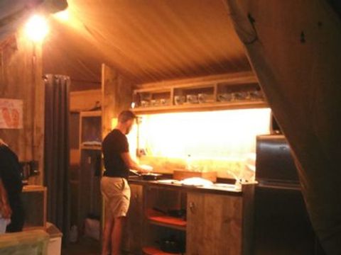 TENTE TOILE ET BOIS 5 personnes - Safari