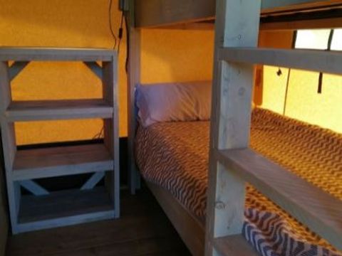 TENTE TOILE ET BOIS 4 personnes - SAFARI LUXE