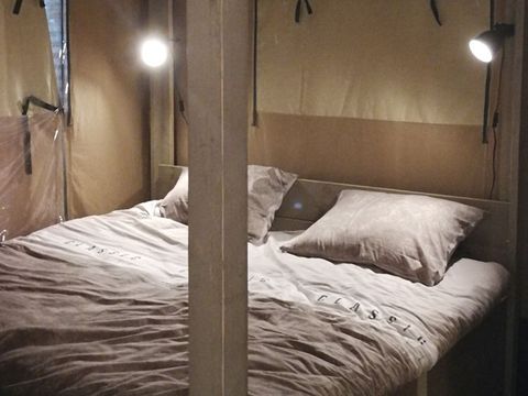 TENTE TOILE ET BOIS 4 personnes - SAFARI LUXE