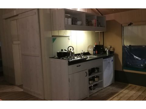 TENTE TOILE ET BOIS 4 personnes - SAFARI LUXE