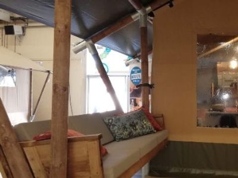 Tente en toile et en bois 6 personnes - SAFARI LUXE