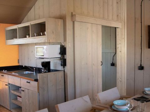 Tente en toile et en bois 6 personnes - SAFARI LUXE