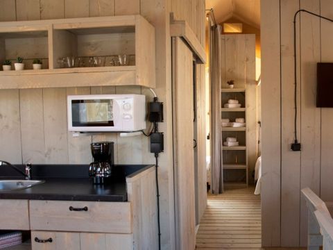 Tente en toile et en bois 6 personnes - SAFARI LUXE