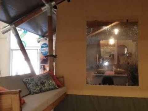 Tente en toile et en bois 6 personnes - SAFARI LUXE