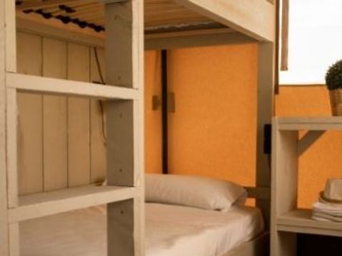 Tente en toile et en bois 6 personnes - SAFARI LUXE