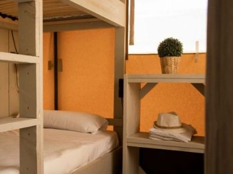 Tente en toile et en bois 6 personnes - SAFARI LUXE