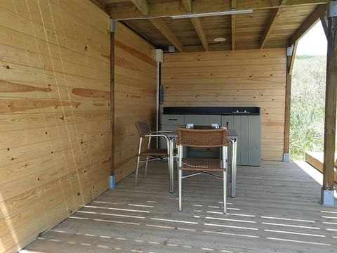 Tente en toile et en bois 2 personnes - SAFARI LUXE Sans Sanitaires