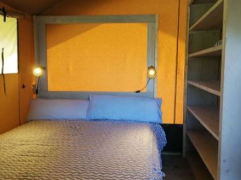 Tente en toile et en bois 4 personnes - SAFARI LUXE Sans Sanitaires