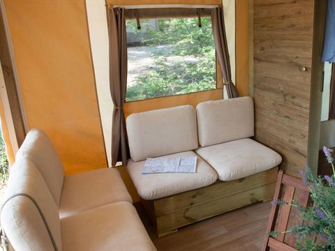 Tente en toile et en bois 5 personnes - Lodgetent Deluxe